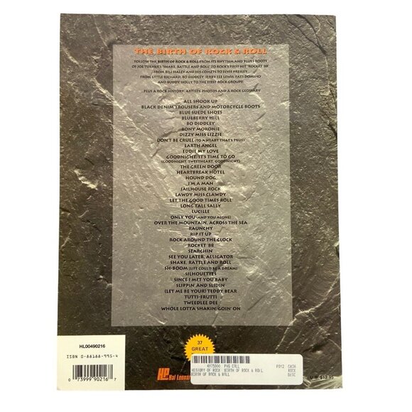 The Birth Of Rock & Roll Piano Vocal Guitar Sheet Music Paperback 1991 - Picture 2 of 9